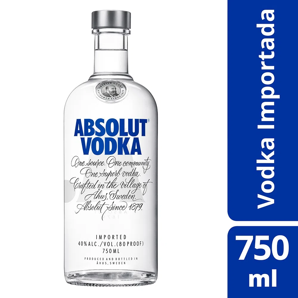 ABSOLUT ORIGINAL GARRAFA VIDRO 750ML